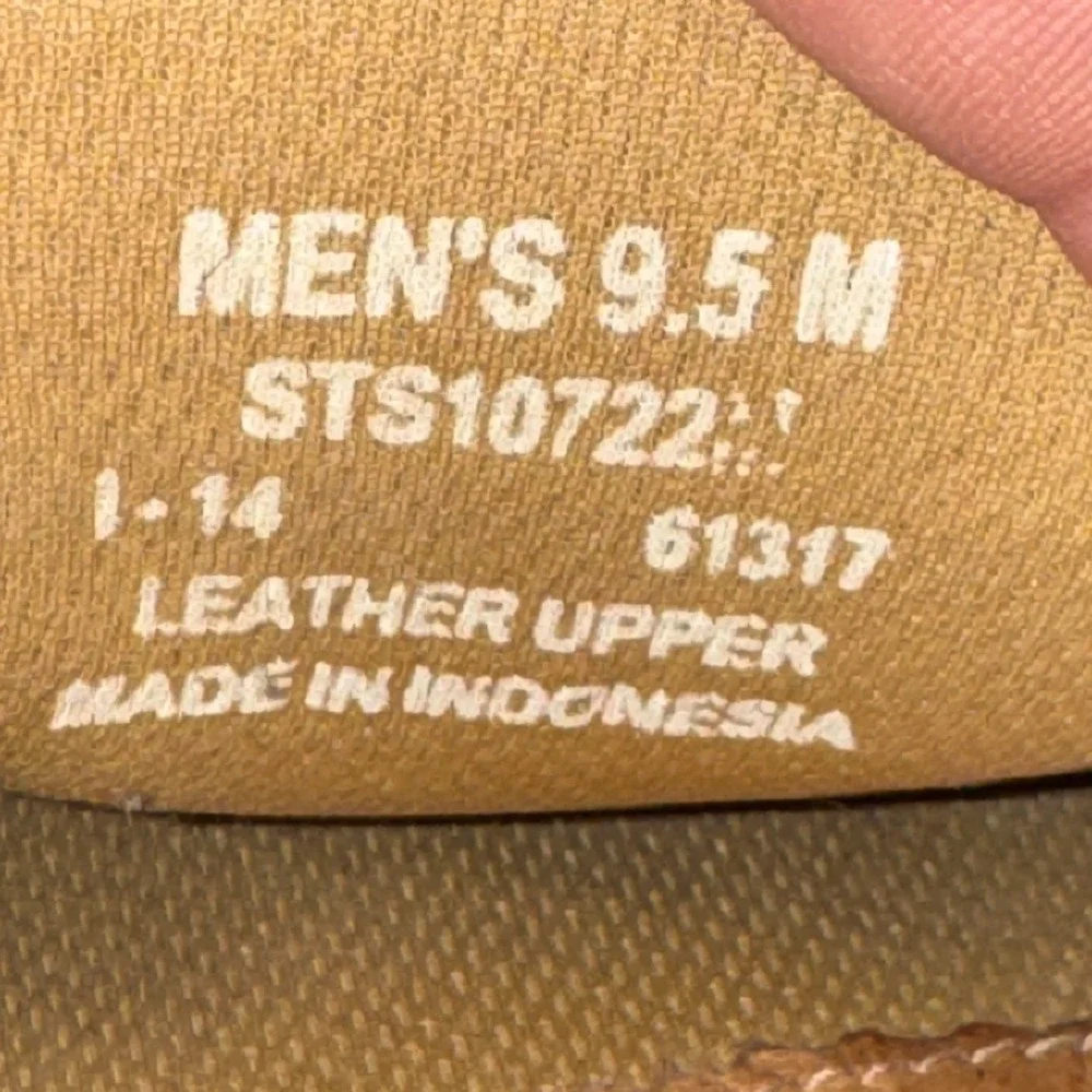 Sperry Top-Sider Hampden Penny Loafer Brown Leather Slip On Dress Shoes Sz 9.5 M